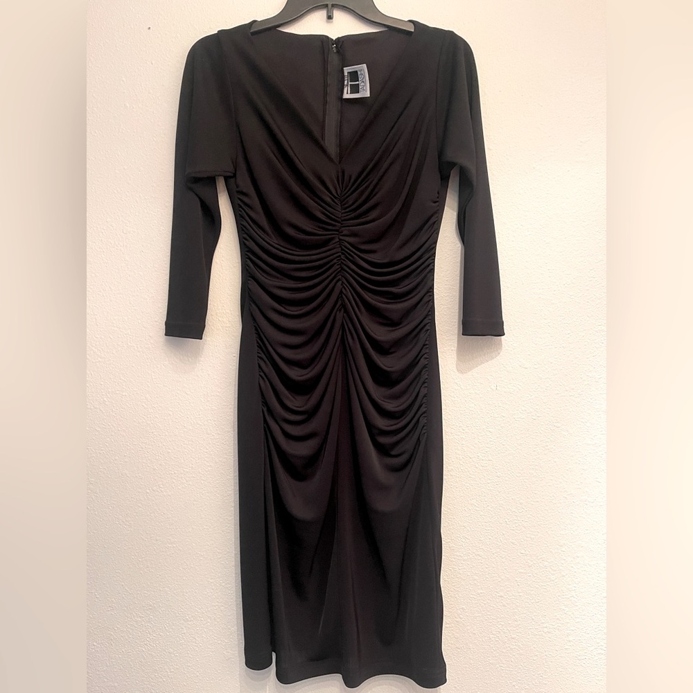 Tadashi Black Evening Dress cocktail party extra small to small size